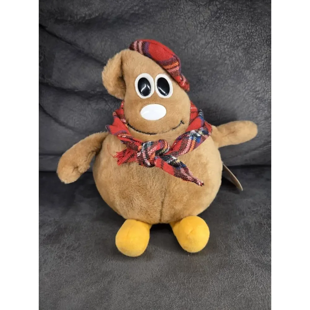 1984 Nestle Morsel Family Plush Set - Milky Country Cousin & Uncle Scotchy Tags